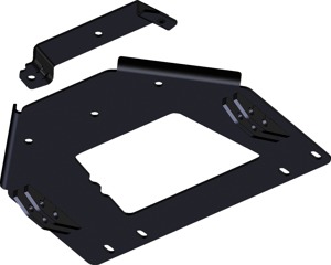 KFI ATV Plow Mount Kit Black Fits 20-23 Polaris Sportsman/Scrambler 1000