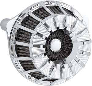 Arlen Ness 15-Spoke Inverted Series Air Cleaner Kit Chrome