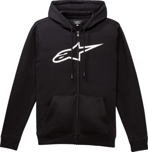 Alpinestars Ageless II Fleece Black/White Large - Soft fleece hoodie in black/white, size large
