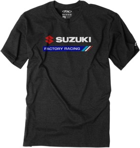 Men's Suzuki Factory Racing Tee - Suz Fctry Racing Tee Blk Lg