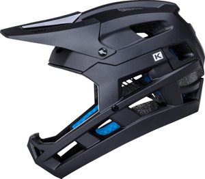 Kali DH Invader Full Face Bicycle Helmet Matte Black L-2XL - Full face bike helmet, matte black, size L-2XL