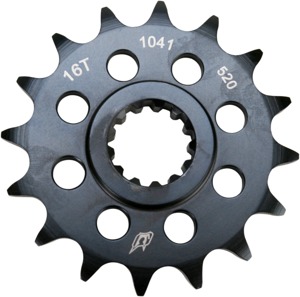 Driven 520 Steel Front Sprocket Black 16T