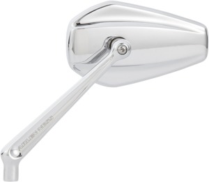 Right Chrome Billet Mini Stocker Mirror