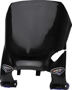 Cycra Stadium Number Plate Black For Yamaha YZ450F 2023-2024 - Black number plate For Yamaha YZ450F 2023-2024