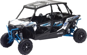 Polaris RZR XP4 Turbo White 1:18 Scale UTV Replica by New Ray Toys