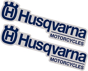 Factory Effex Fork and Swingarm Stickers Dark Blue