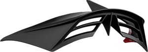 ICON Domain Helmet OTT Rear Spoiler Matte Black One Size - Replacement rear spoiler for Icon Domain helmets