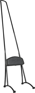 Burly Brand Stupid Tall Sissy Bar Black Fits XL 1994-2003