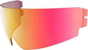 ICON Dropshield RST Red Mirror for Alliance GT Airflite Airform Helmets - Replacement dropshield for ICON helmets in RST Red