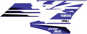 Factory Effex Graphics Blue/Black/White For Yamaha YZ125/250 15-22