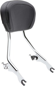 Cobra Detachable Tall Backrest Chrome Fits FLH/FLT 2009-2021