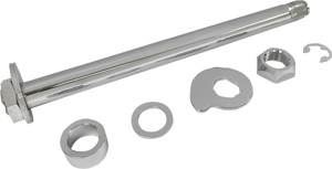 Drag Specialties Rear Axle Kit Chrome For 2008 Harley Touring Models - Rear axle kit for 2008 Harley Touring models