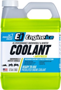 Engine Ice Snowmobile Winter Antifreeze Coolant, 0.5 Gal, Yellow