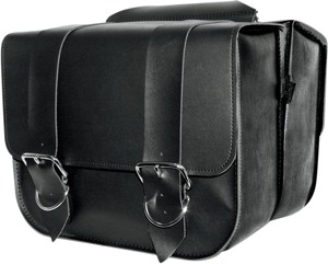 Willie & Max Touring Saddlebags 14"x13"x5.5" Black Vinyl