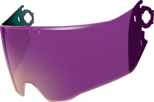 ICON Elsinore Helmet MX Shield - Blurple Purple - Replacement shield for Icon Elsinore helmets