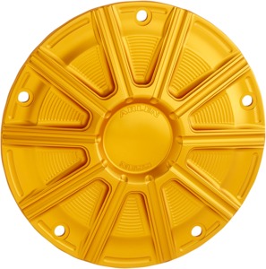Arlen Ness 10-Gauge Derby Cover Gold