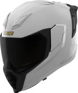 ICON Ultraflite Rizz Rizz MIPS Helmet XL White - Full face MIPS helmet, XL, White