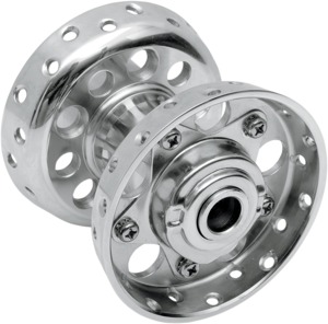 Drag Specialties Star Hub w/ Timken-Style Bearings Chrome Harley FL EL