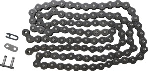 DID 420NZ3 110-Link Non-Sealed Racing Chain Natural - Premium 420 chain, 110 links, for bikes up to 150cc