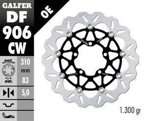 Floating Wave Brake Rotor - Front Disc