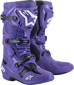 Alpinestars Tech 10 Boots Ultraviolet Black Size 12 - Premium motocross boots, US 12, Ultraviolet Black
