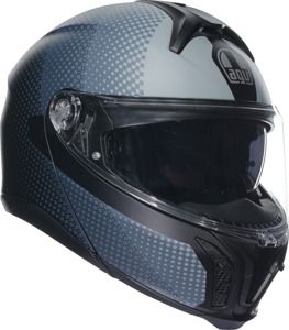 AGV Tourmodular Textour Helmet XL Matte Black/Gray Unisex - Modular helmet, XL, Matte Black/Gray, Unisex