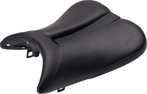 Sport Plain Suede Solo Seat Black Gel - For 06-07 Suzuki GSXR600 GSXR750