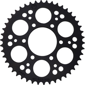 Moose Rear 520 Aluminum Sprocket 46T Black For Kawasaki KLE650 Versys - Rear 520 46T sprocket For Kawasaki KLE650 Versys