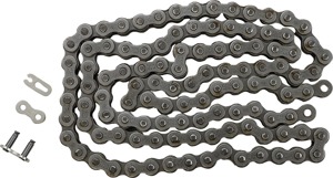 JT Chains 520HDS 112-Link Raw Drive Chain - Super heavy-duty 520 chain, clip master link