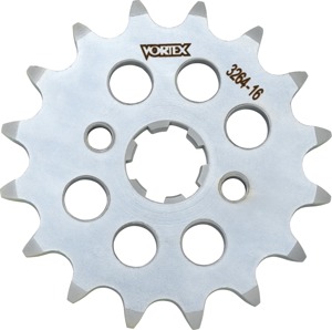 Vortex Steel Front Sprocket 420 16T Silver For Honda Grom Monkey - 16 tooth 420 front sprocket For Honda Grom, Monkey