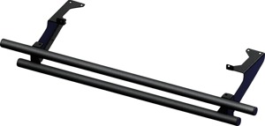 KFI Rear Bumper Black Kawasaki Mule Pro MX - Steel rear bumper For Kawasaki Mule Pro MX