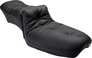 Mustang Regal Duke Seat Black 3.3 Gal Fits 1996-2003 Harley XL Models