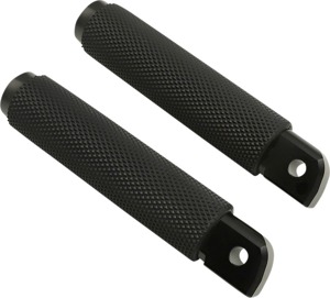 Rough Crafts Black Passenger Footpegs Fits M8 Softails