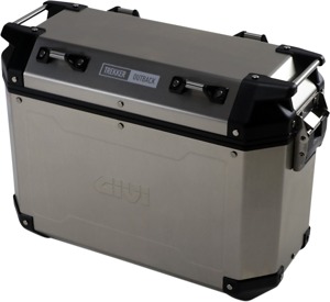 Outback Series Aluminum Side Cases - Outback 37Ltr Sil Side Case R
