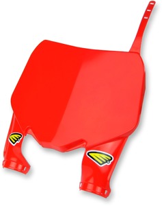 Cycra Stadium Number Plate Red Fits Honda/Suzuki