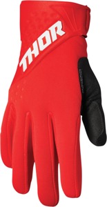 THOR Spectrum Cold Weather Gloves Men's XS Red/White - Cold weather riding gloves