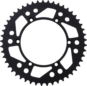 Moose Offroad Rear Aluminum Sprocket 49T Black 520 Chain For Kawasaki, Suzuki
