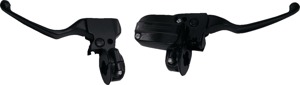 Drag Specialties Handlebar Control Kit Mechanical Matte Black For Harley-Davidson