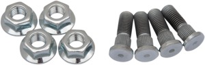 Original Wheel Stud and Nut Kit Rear Silver For Kawasaki Suzuki ATV - Rebuild kit for rear wheel studs and nuts For select ATVs