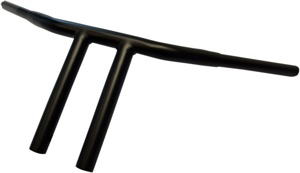 Drag Specialties 1-1/4 in Buffalo T-Bar Handlebar Black Flat - 1-1/4 in T-Bar handlebar, Black Flat finish