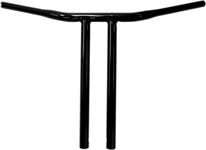 Drag Specialties 1-1/4 in Buffalo T-Bar Handlebar Black Gloss - 1-1/4 in T-Bar handlebar, black gloss finish