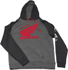 Factory Effex Men's Honda Wing Hoody Charcoal/Black 2XL