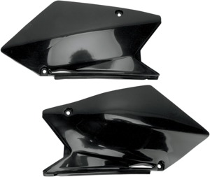 UFO Side Panels Black For Suzuki RMZ450 - Black side panels For Suzuki RMZ450