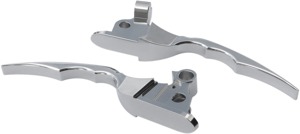 Pro-Blade Billet Aluminum Brake/Clutch Lever Set Chrome