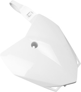 UFO Front Number Plate White Fits Kawasaki KLX110