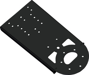 KFI ATV Plow Tube Track Extension Kit, Heavy Duty Steel - Track extension for KFI ATV plow tubes and kits