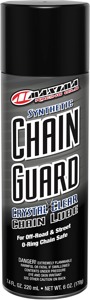 Maxima Synthetic Chain Guard 6oz Aerosol - Clear synthetic chain lube for all O-ring chains