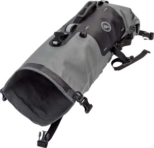 Giant Loop Rogue Dry Bag 17L Gray Waterproof Adventure Luggage - 17L waterproof dry bag for adventure, fits most saddlebags