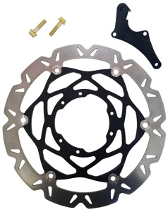 320mm OS Supermoto Rotor Kit Carbon Look - For 95-03 Honda CR 125-500