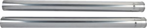 Drag Specialties Fork Tubes Chrome 49mm Pair For Harley Touring Models - Chrome 49mm fork tubes for Harley Touring models